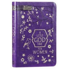 A little God Time for Women - Three Hundred & Sixty Five Devotions - Purple Imitation Leather