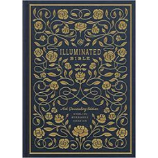 ESV Illuminated Bible - Art Journaling Edition - Navy Cloth Over Board