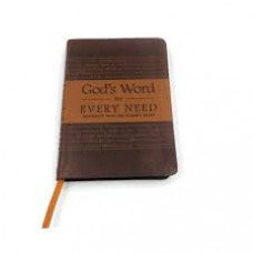 God's Word for Every Need - Devotions From the Father's Heart - Brown & Tan Leather like - Mark Stibbe