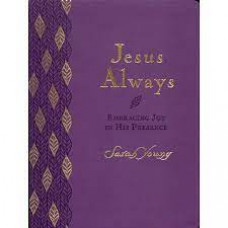 Jesus Always - Embracing Joy in His Presence - Purple Imitation Leather - Sarah Young
