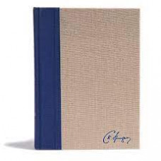 KJV Spurgeon Study Bible - Tan/Navy  Hardcover (LWD)
