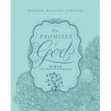 MEV Promises of God Creative Journaling Bible - Soft Green Imitation Leather