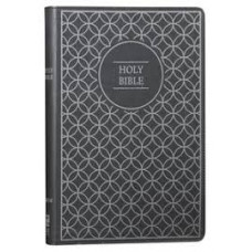 NIV Value Thinline Bible - Charcoal/Black Leathersoft