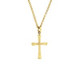 Cross Necklace - Gold 23 mm