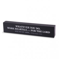 Work Unto the Lord - Scripture Bar - Lighthouse Gifts