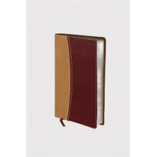 Amplified Compact Bible - Camel / Burgundy Leathersoft