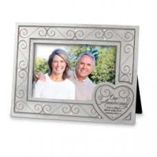 Anniversary Frame - Live a Life of Love - Cast Stone