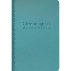 NKJV Chronological Study Bible - Peacock Blue Leathersoft