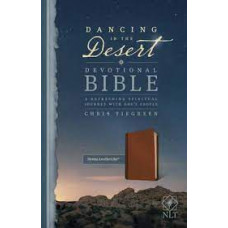 NLT Dancing in the Desert Devotional Bible - Sienna LeatherLike