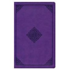 ESV Value Thinline Bible - Trutone Lavender Ornament Design