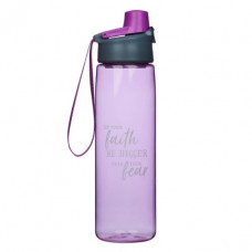 Water Bottle Let Your Faith Be Bigger 