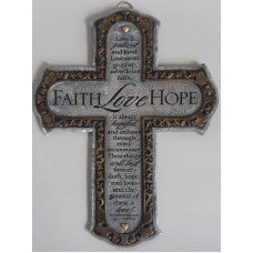 Faith Hope Love - Cross Resin