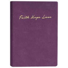 Journal Faith Hope Love - Purple Velvet (LWD)