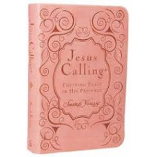 Jesus Calling, Enjoying Peace in His Presence by Sarah Young (Pink Tu-Tone)