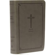 KJV Large Print Compact Reference Bible - Black Leathersoft