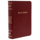KJV Large Print Compact - Dark Brown Faux Leather