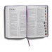 KJV Ultrathin Reference Bible - Purple LeatherTouch Indexed