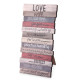 Love Will - Wooden Stacked Desk Top Plaque,