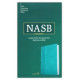 NASB Large Print Personal Size Reference Bible - 2020 Edition -Teal Leathertouch