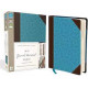 NIV Journal the Word Bible Chocolate/Turquoise Italian Duotone