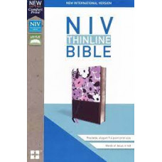 NIV Thinline Bible - Dark Orchid/Grape Leathersoft
