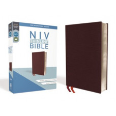 NIV Thinline Bible - Burgundy Bonded Leather
