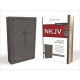 NKJV Deluxe Gift Bible - Gray LeatherSoft