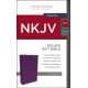 NKJV Deluxe Gift Bible - Purple Leathersoft
