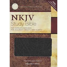 NKJV  Study Bible - Black Bonded Leather
