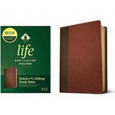 NLT Life Application Study Bible Third Edition - Brown and Tan Leatherlike
