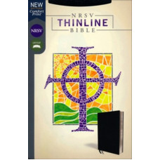 NRSV Thinline Bible - Black Bonded Leather