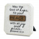 Peace Copper Accented Stone Plaque