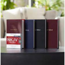 NKJV Pew Bible - Navy Hardcover (LWD)