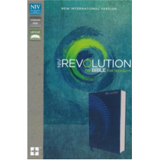 NIV Revolution Bible for Teen Guys - Blue Leathersoft