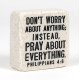 Pray Scripture Stone