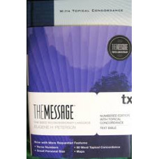 The Message - Numbered Edition With Topical Concordance - Hard Cover