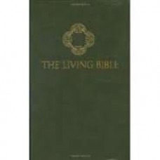 The Living Bible - Paraphrased - Kenneth n Taylor - Green Padded Hard Cover