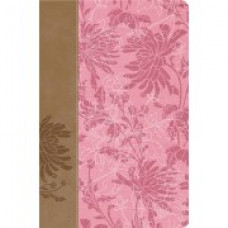 NIV Woman's Study Bible (Pink/Cafe Au Lait Fabric/Leathersoft)