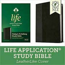 NLT Life Application Study Bible Third Edition Black & Onyx LeatherLike
